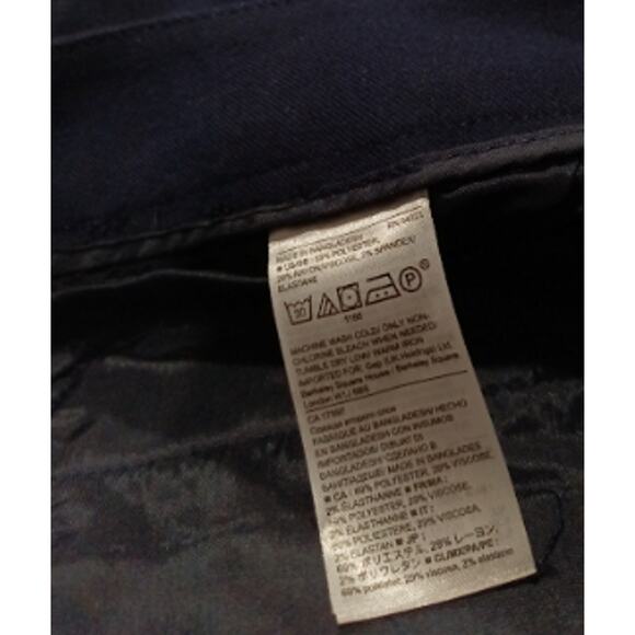 Banana Republic Medium Weight Navy 4 Pocket Capris Size 12 - Picture 4 of 4